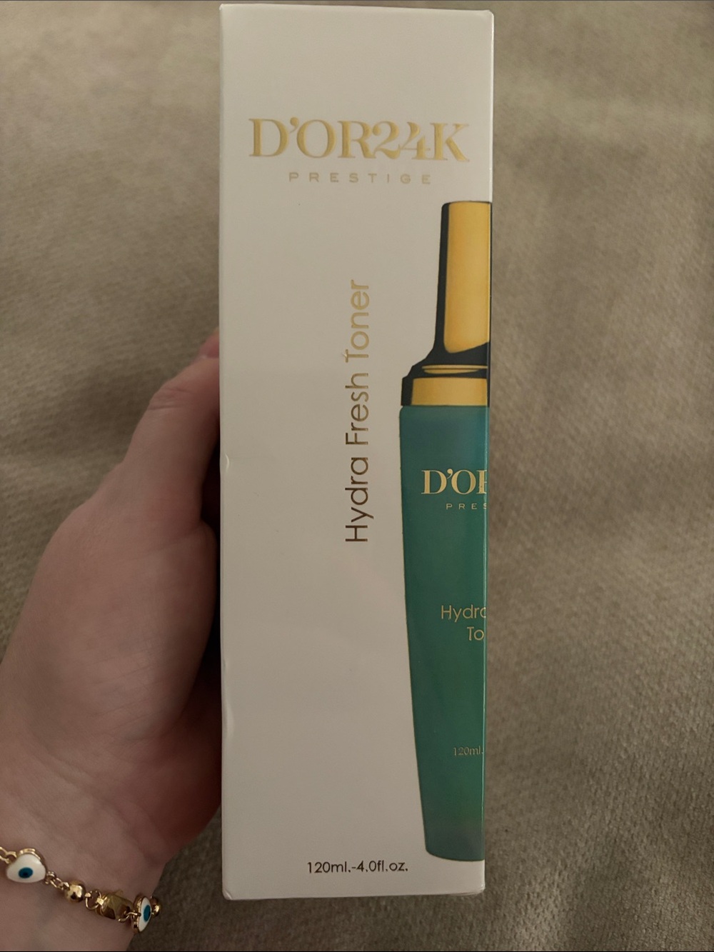 D'OR24K Prestige Hydra Fresh Toner — Green